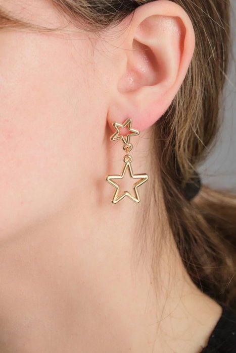 Heliophilia Silver Pendientes de Latón con Circonio en Dorado